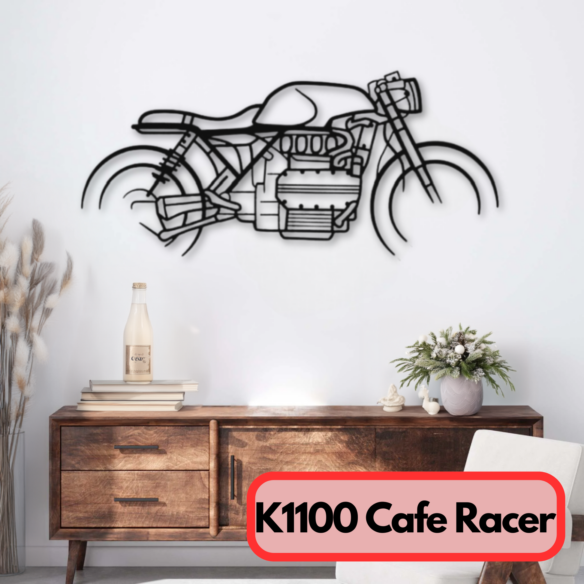 Décoration murale métal K1100 Cafe Racer