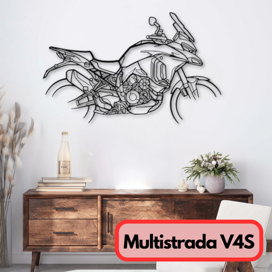 Décoration murale métal Multistrada V4S