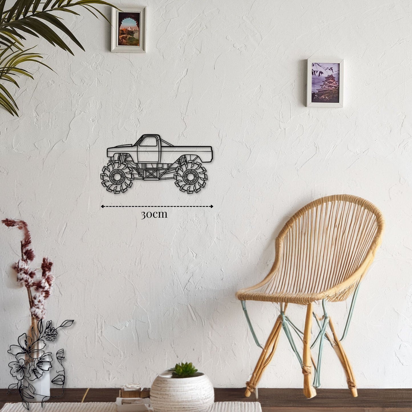 Petite décoration murale Mega Truck