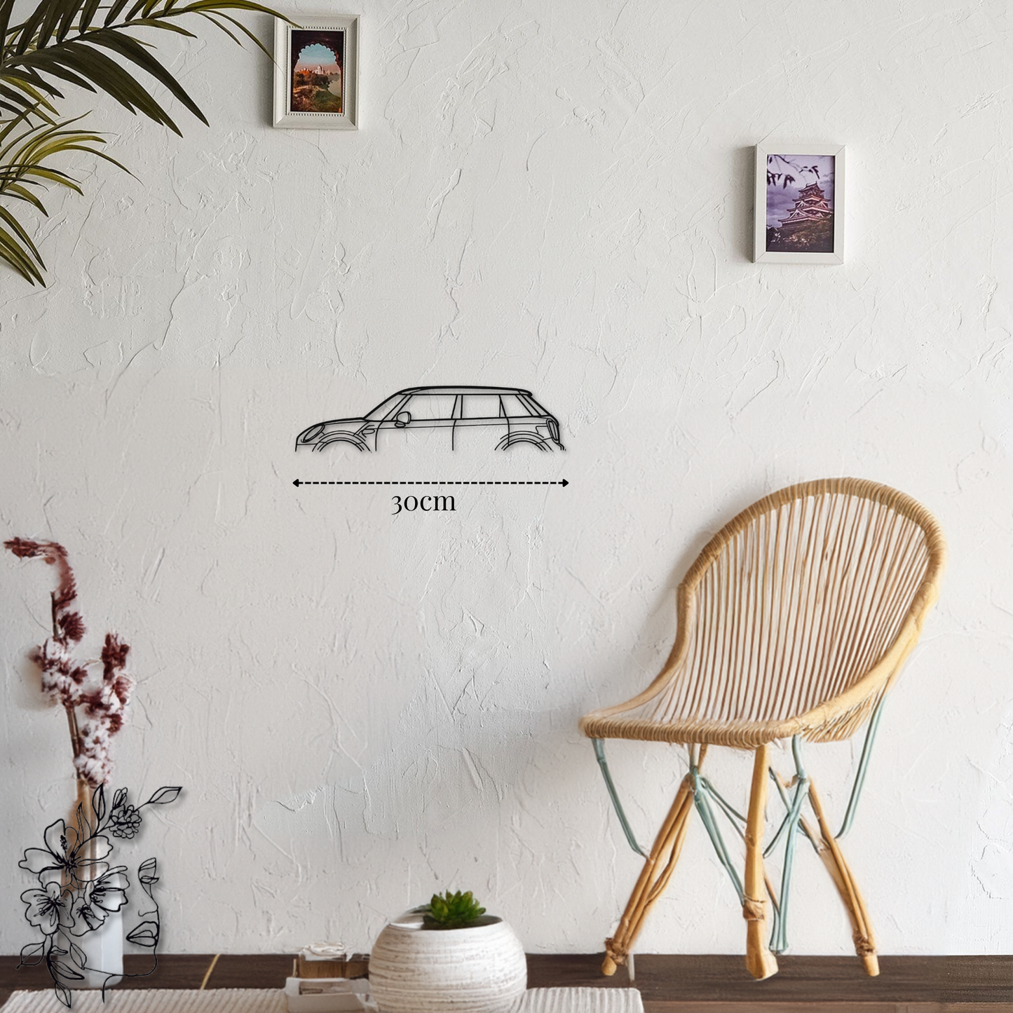 Petite décoration murale Mini Cooper 2018 Classiques