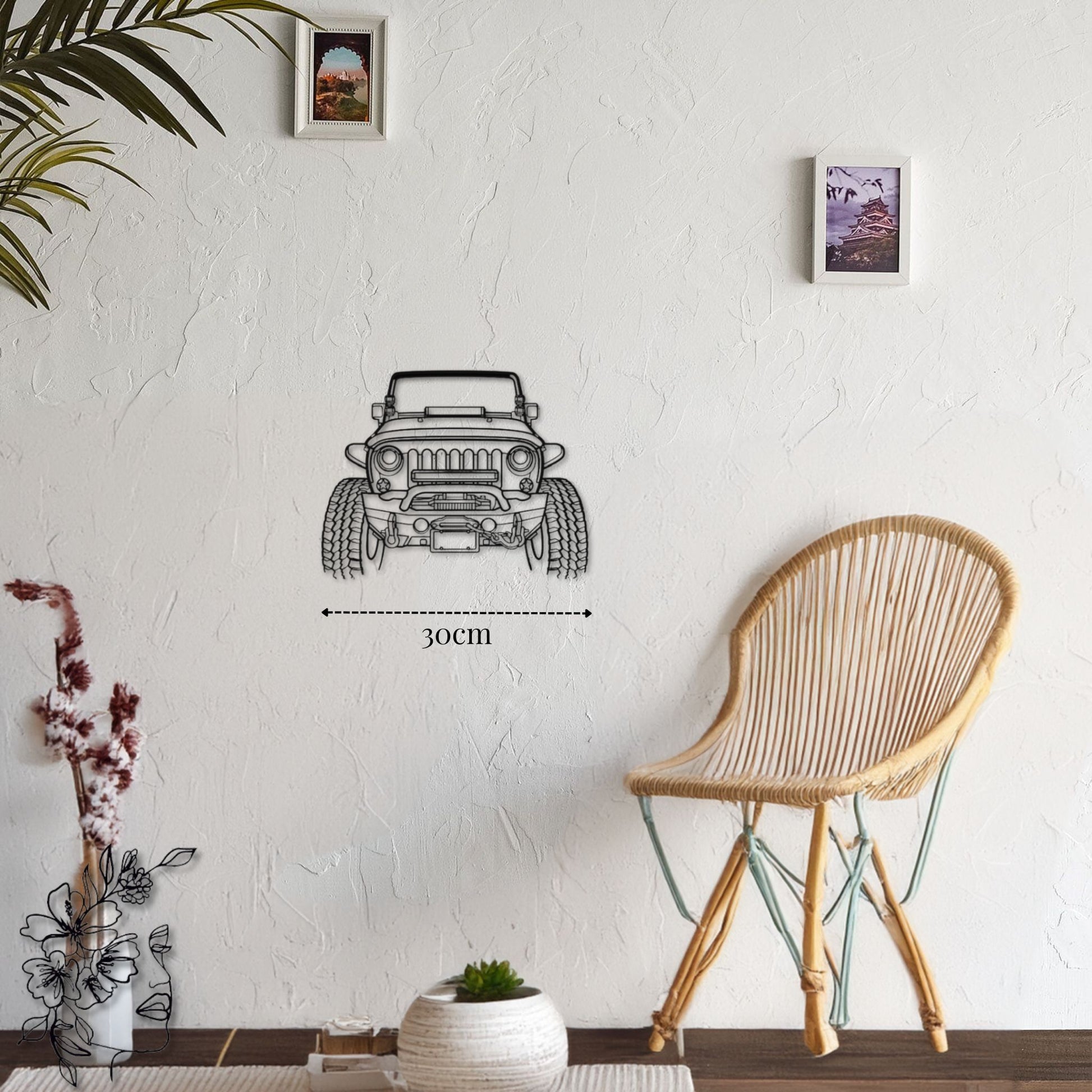 Petite décoration murale Wrangler Offroad