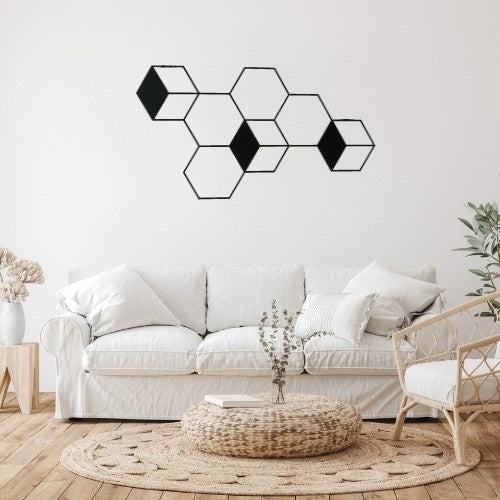 Déco Hexagone Mur